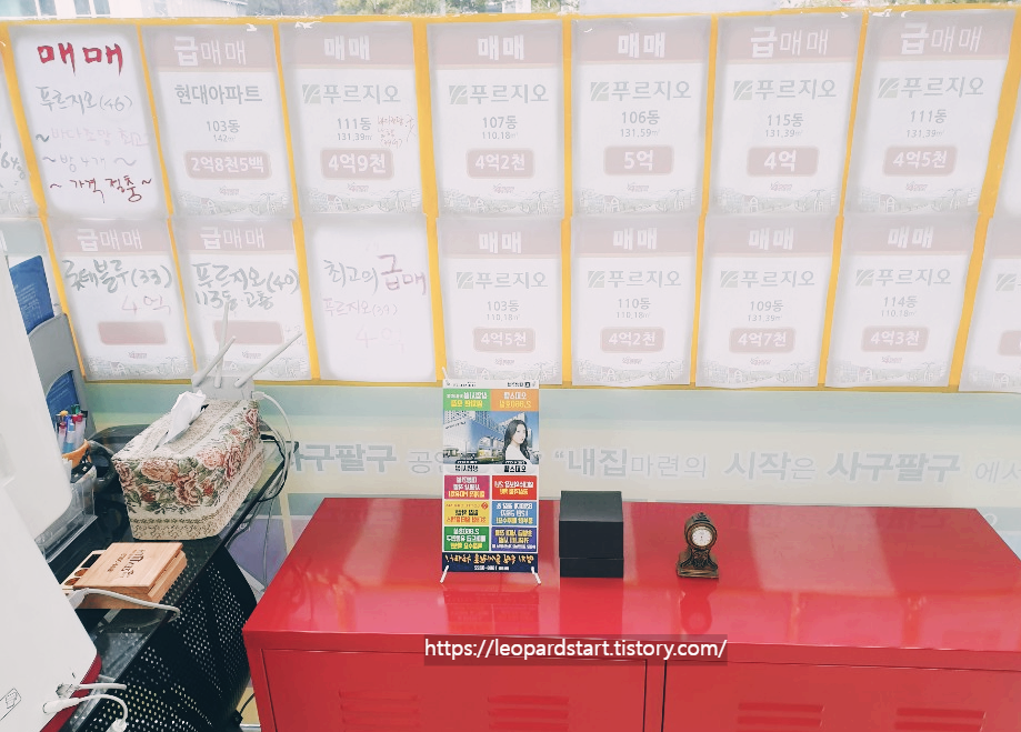 부동산에 나와있는 광고 이미지