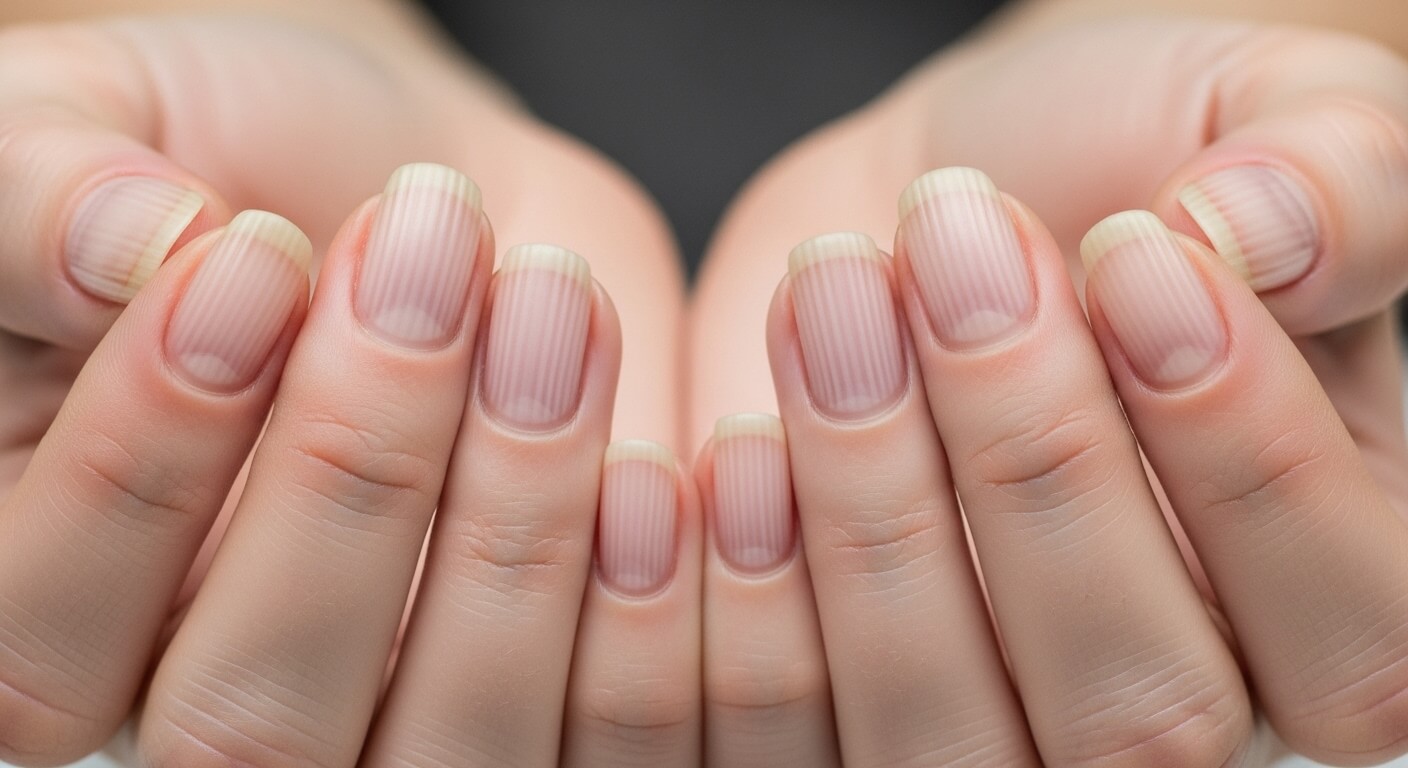 손톱에 세로줄이 생기는 이유