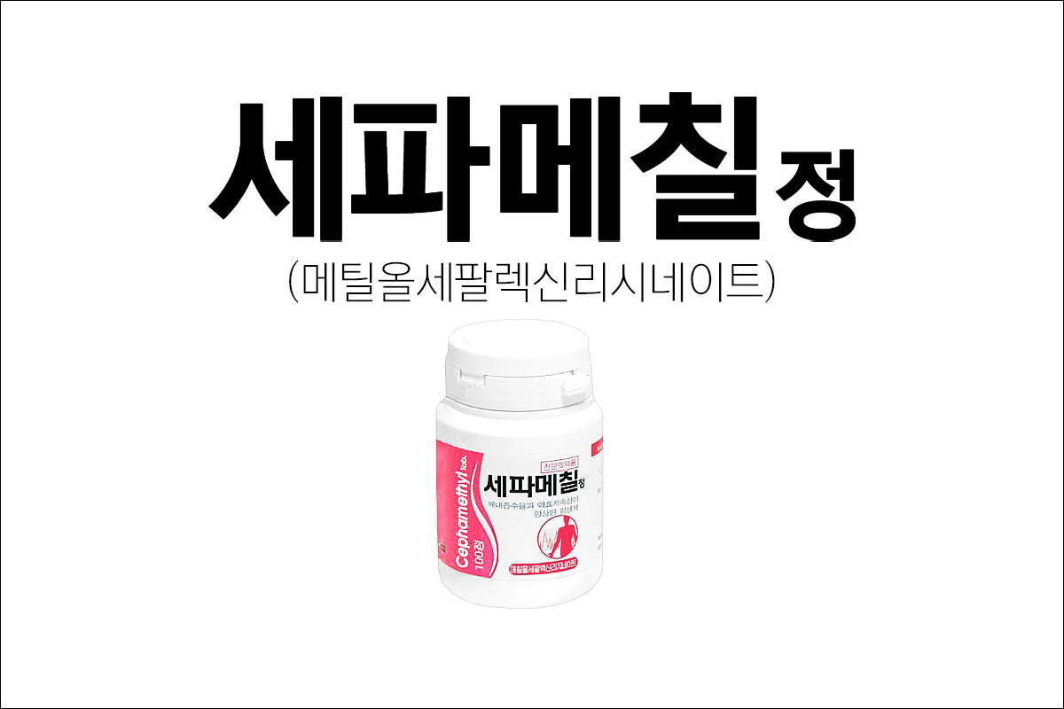 세파메칠정(Cephamethyl Tab.)