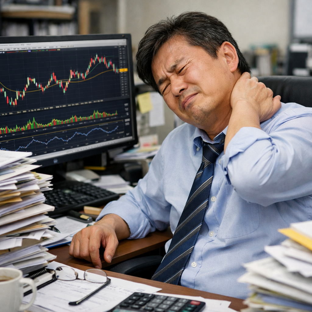 거북목보다 더 큰 문제—'고정된 자세'가 중년의 만성 피로를 만드는 구조