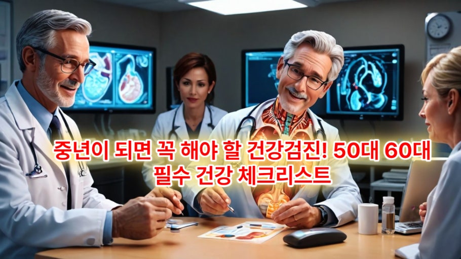 중년 이후 꼭 챙겨야 할 건강 체크리스트