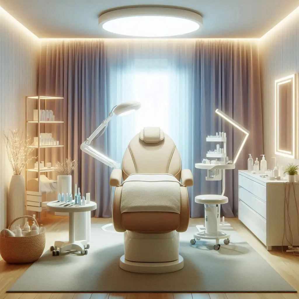 피부,체형관리 샵 배경