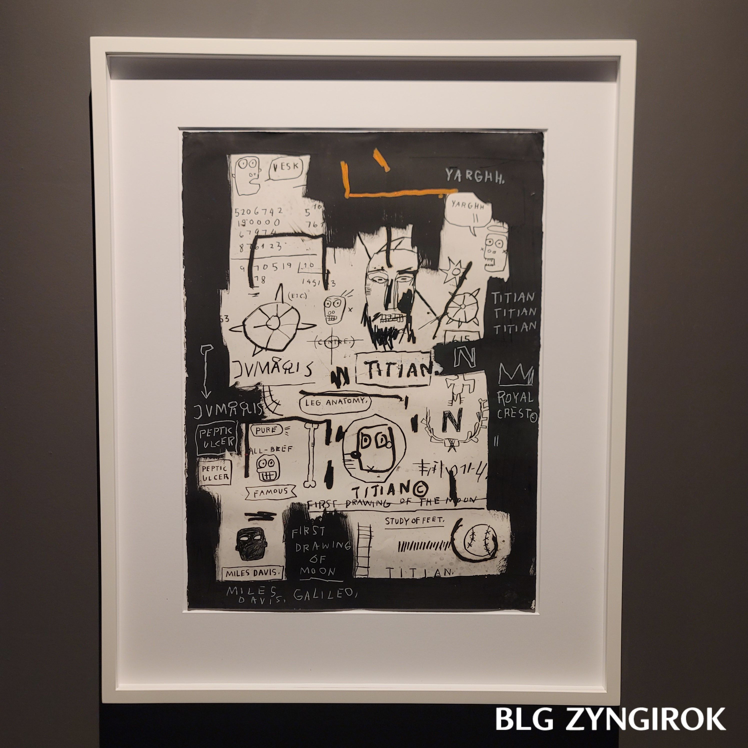 장미셀 바스키아 - 과거와 미래를 잇는 상징적 기호들