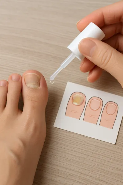 발톱 무좀 치료 시작 과정