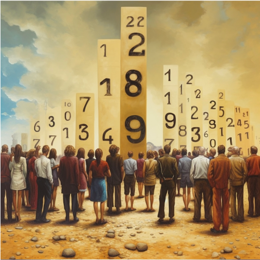 특정 숫자가 자주 보이는 현상