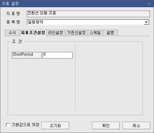 이동 전환선 수식 2)
