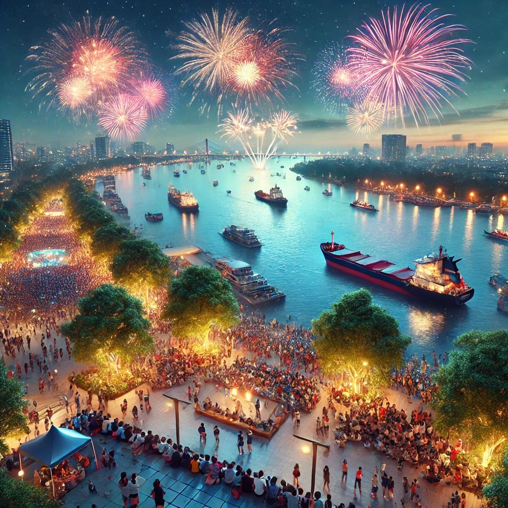 불꽃축제 선유도