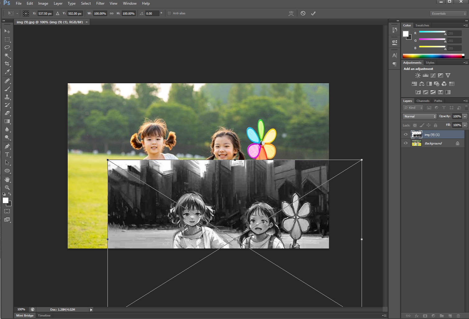 포토샵을 활용해서 이미지 수정하기
