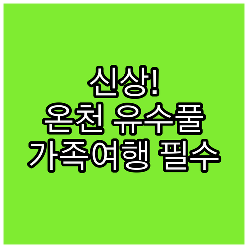 2024년 리모델링 신상 온천 유수풀..