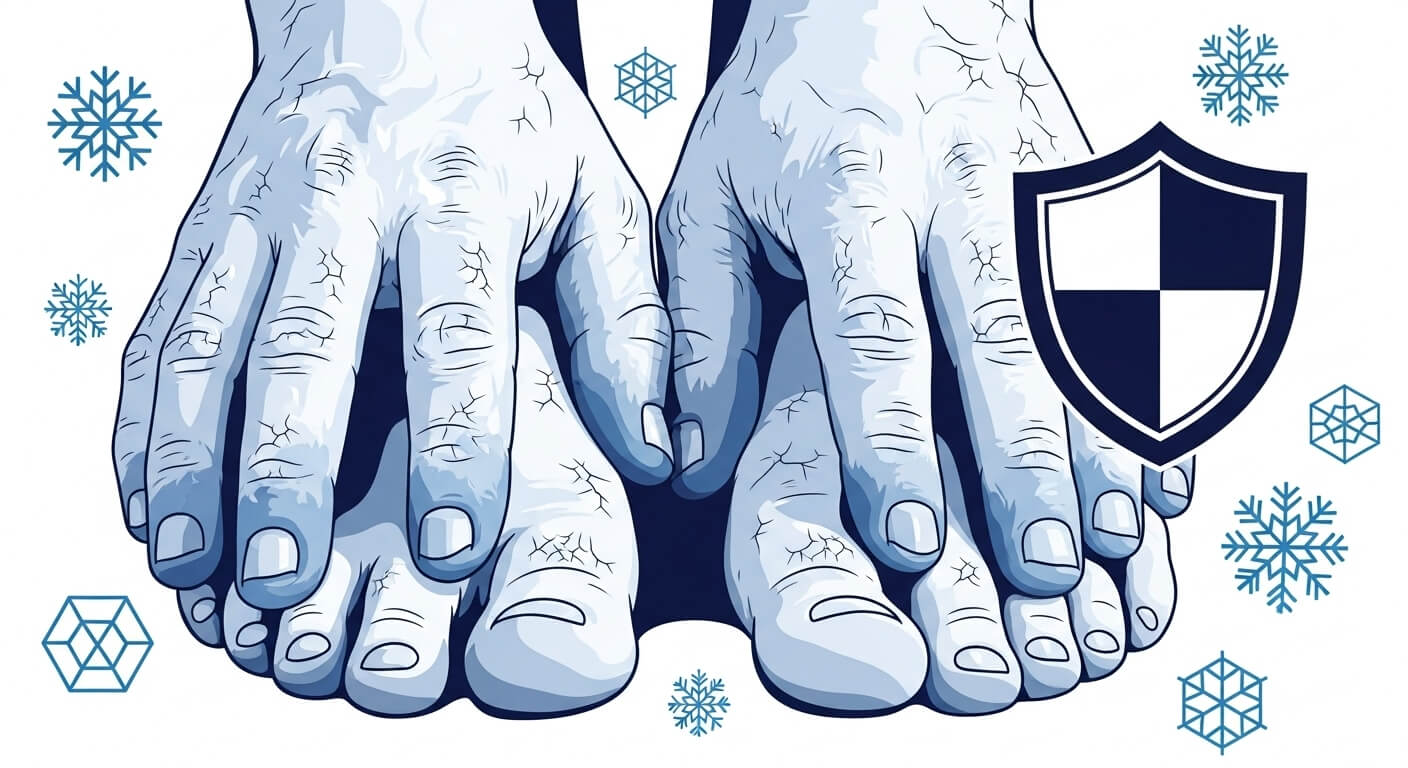 동상 - 손끝의 싸늘한 고통, 미세혈관까지 얼어붙는다