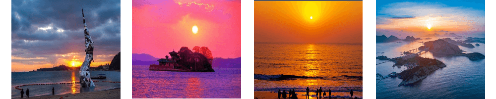 당진왜목마을-서산간월암-보령대천해수욕장-군산새만금방조제