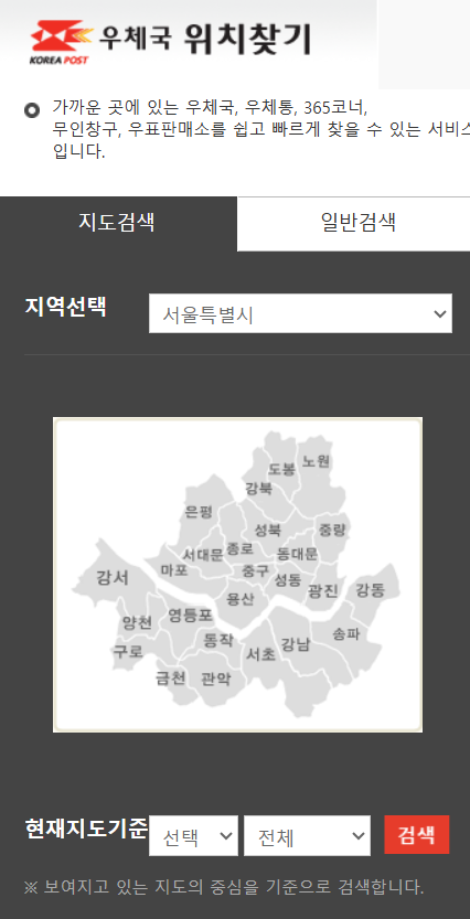 우체국 점심시간 휴무제, 은행 업무시간, 우편 업무시간