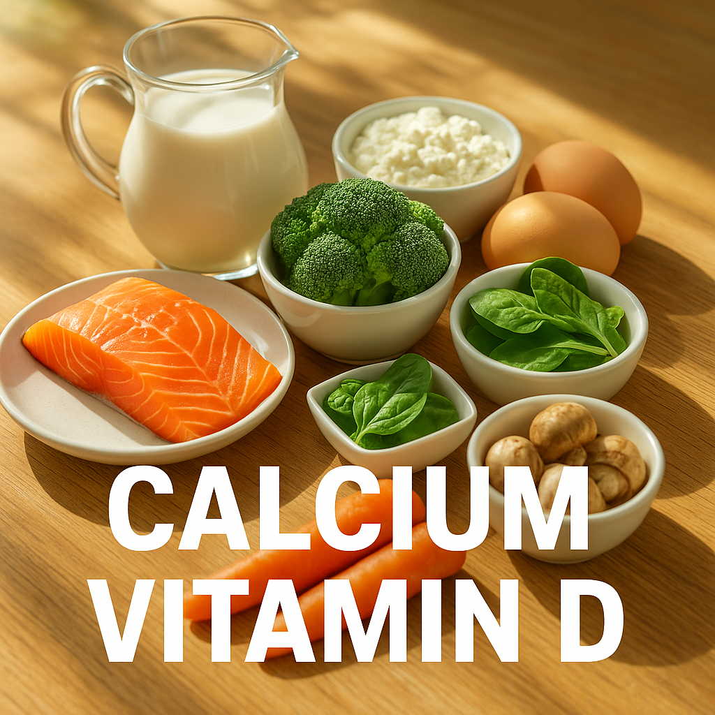 “비타민 D와 칼슘의 관계, 흡수율을 높이는 음식 조합”