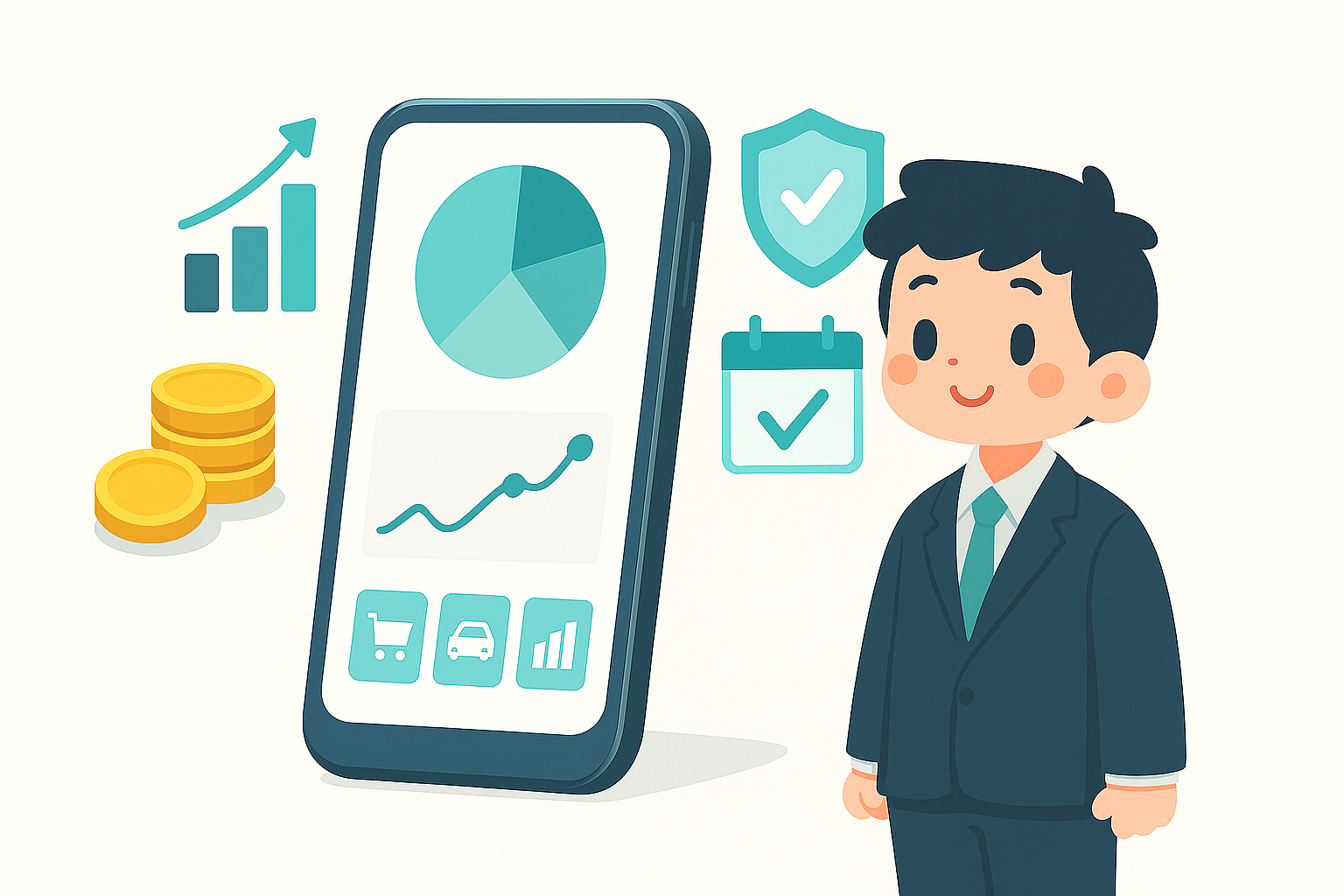 핀테크 앱 자동화 이미지