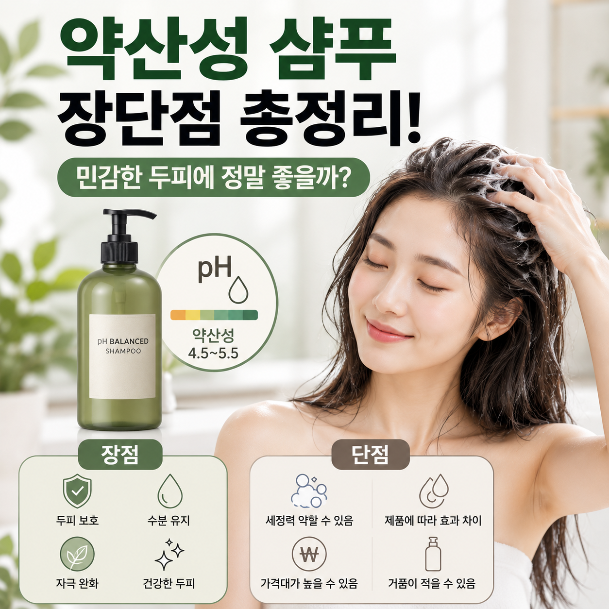 약산성 샴푸 장단점