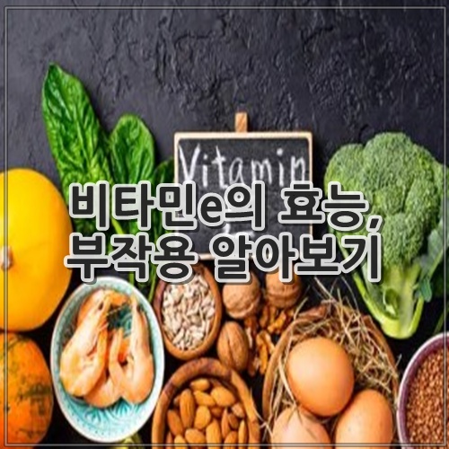 비타민e의 효능, 부작용 알아보기