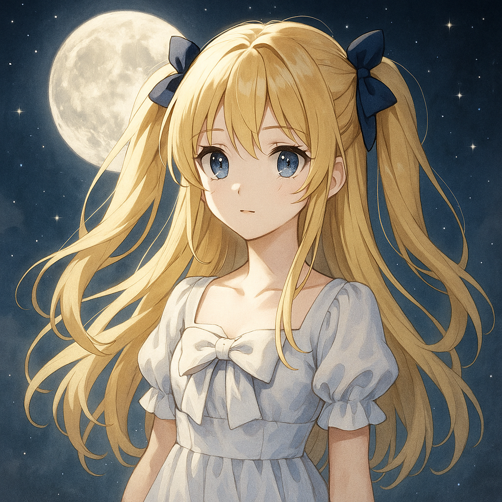 달빛천사- 달빛 아래의 아름다운 여인