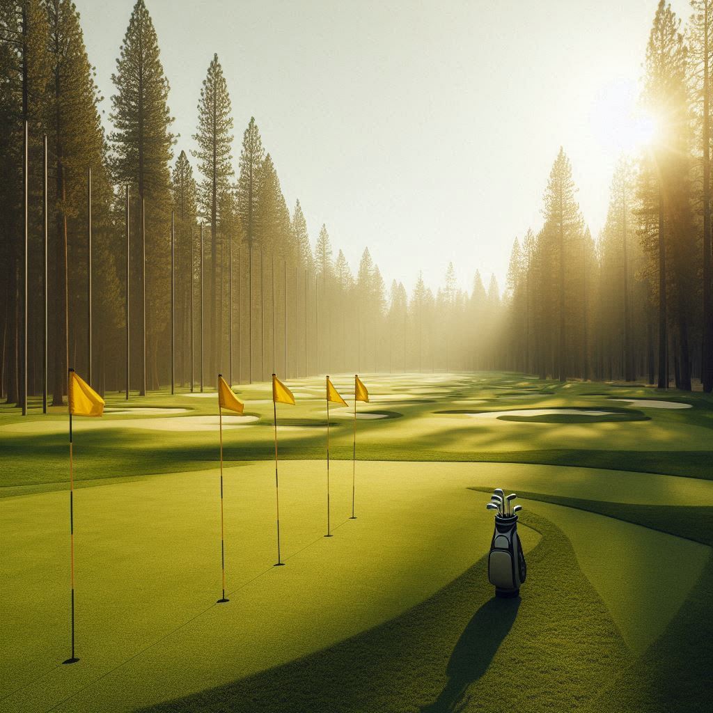 실외골프연습장 배경