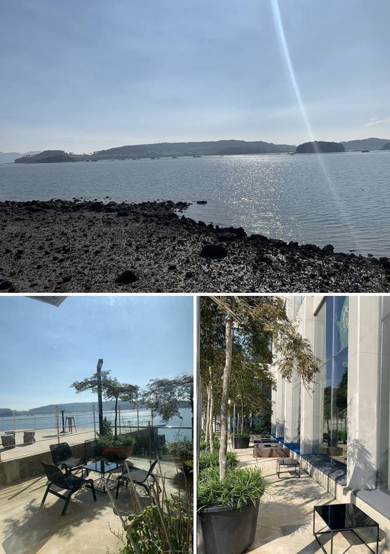 야외 앉아서 즐길 수 있는 자리