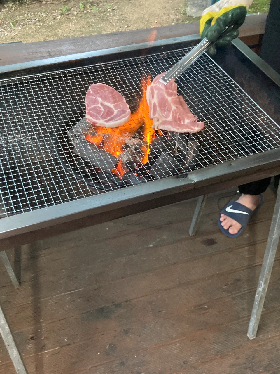 숯불 고기
