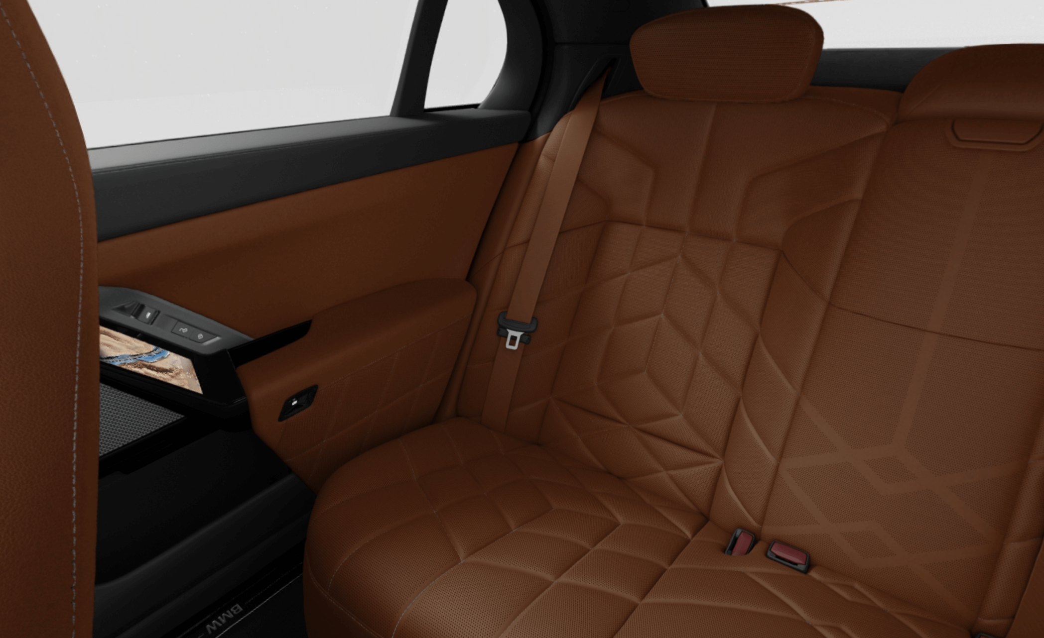 BMW 740i 인테리어 이그제큐티브 라운지 시트 도어 스크린