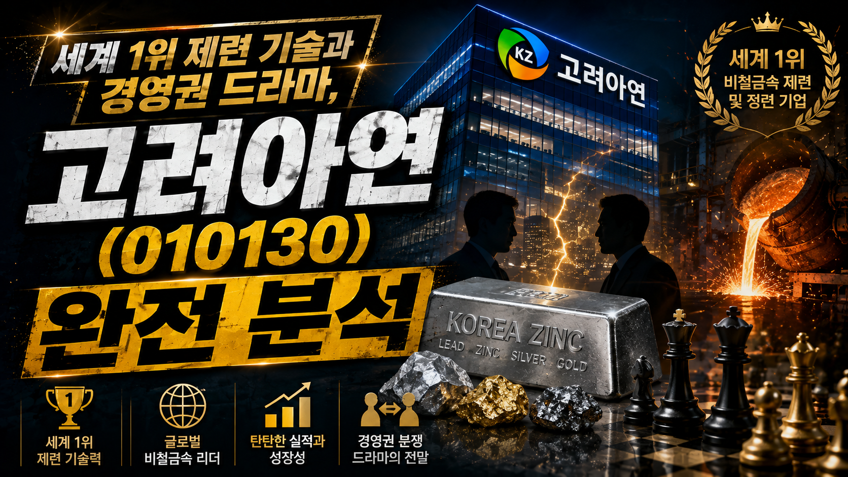 계 1위 제련 기술과 경영권 드라마, 고려아연(010130)