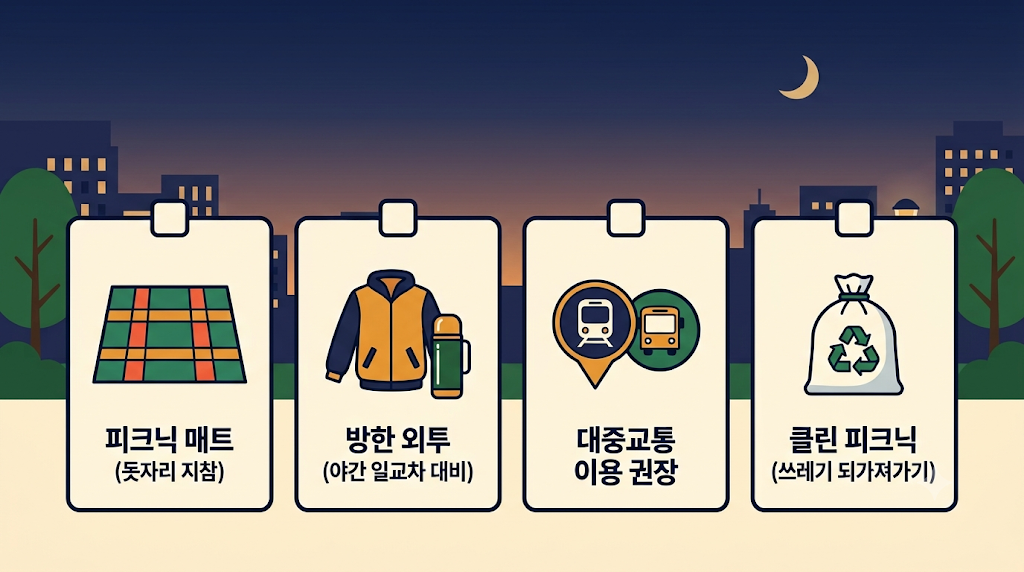 야외 콘서트 즐기는 팁