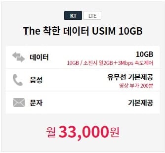 두번째로 추천하는 요금제상품