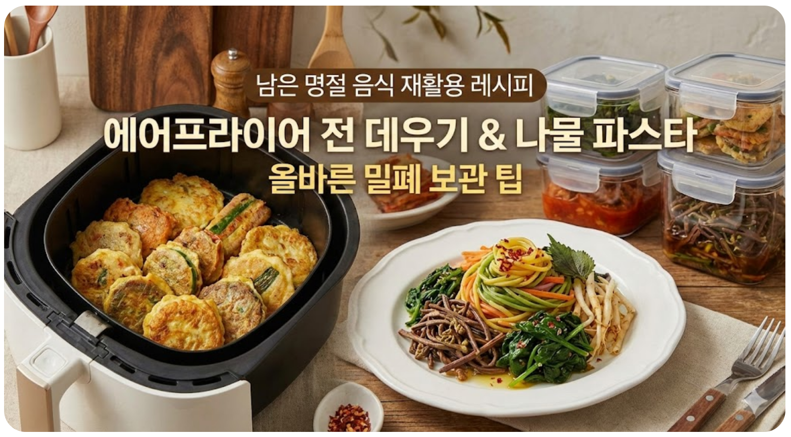 남은 명절 음식 재활용