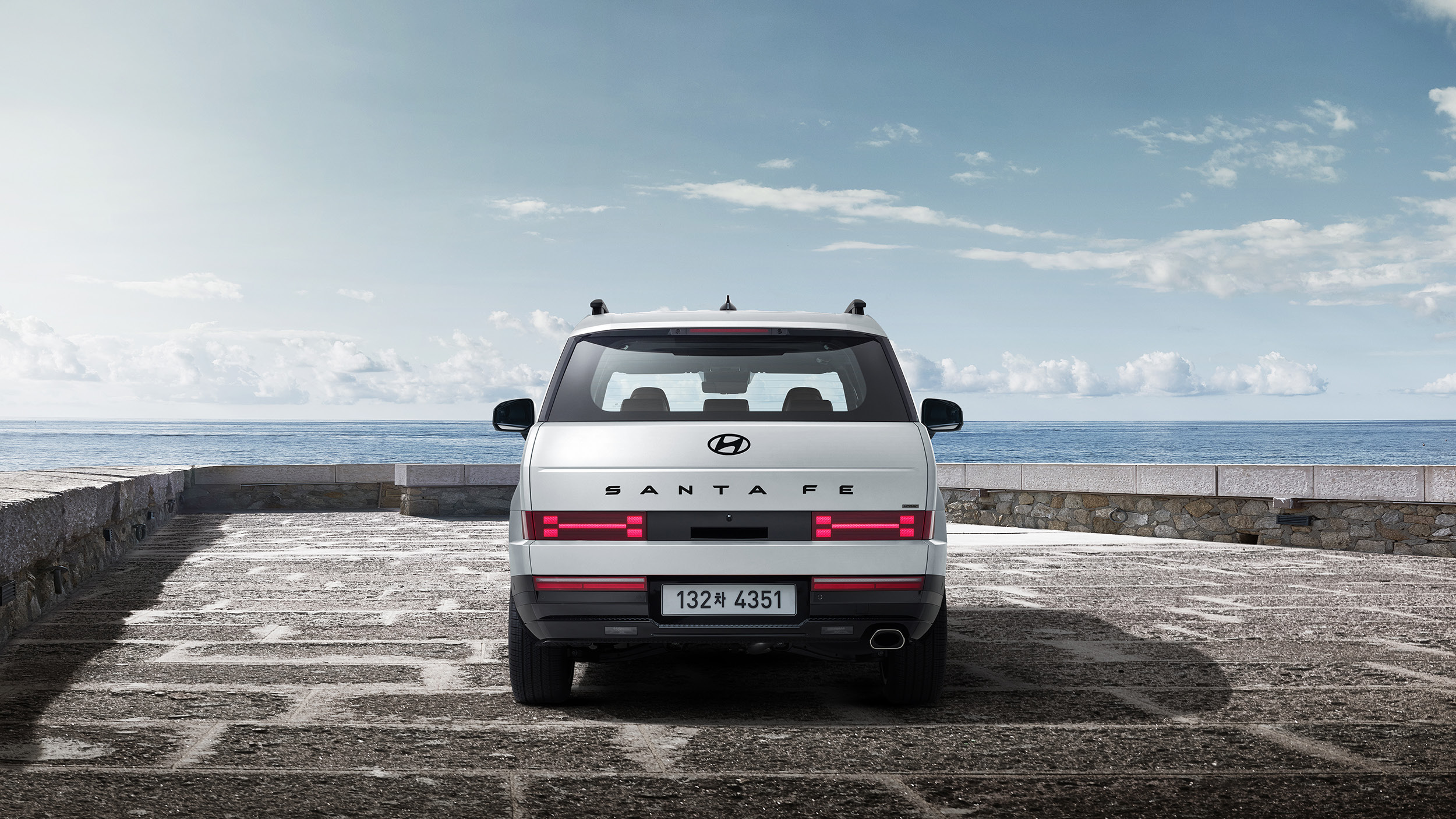 싼타페 풀체인지 캘리그라피 블랙잉크