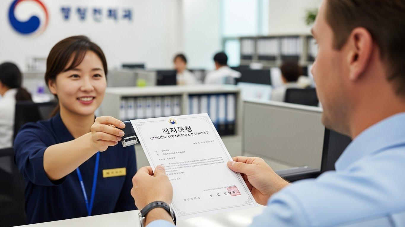 개인사업자 4대보험 완납증명서 발급