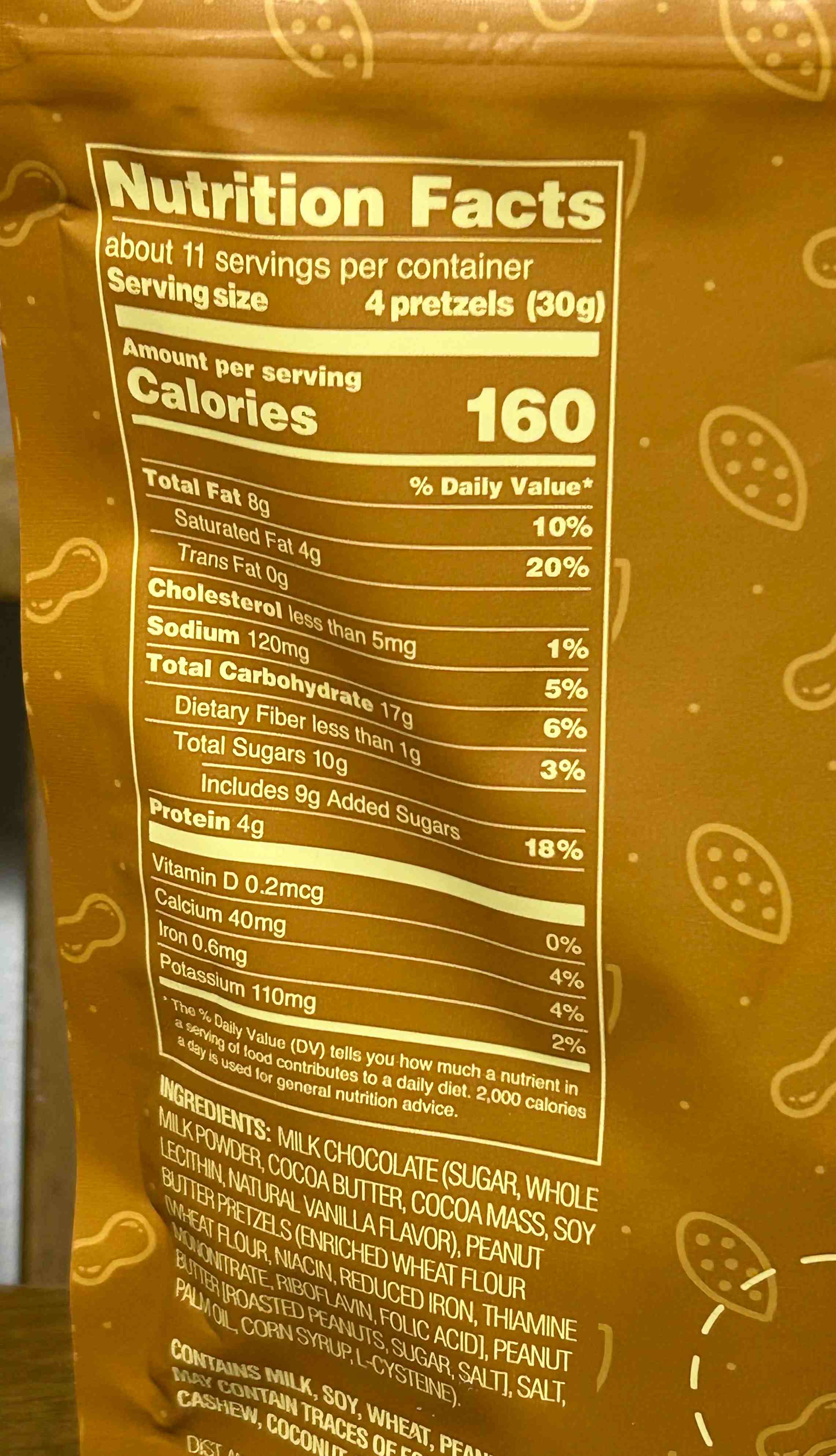 칼로리, 영양정보