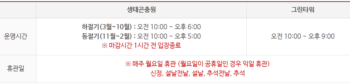 아산 생태곤충원