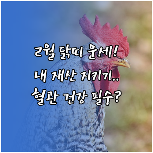 2월 닭띠 운세 1945년생 재산 지..
