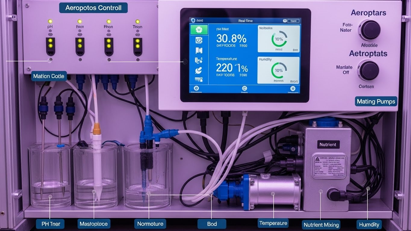 에어로포닉스 제어 시스템의 작동 방식