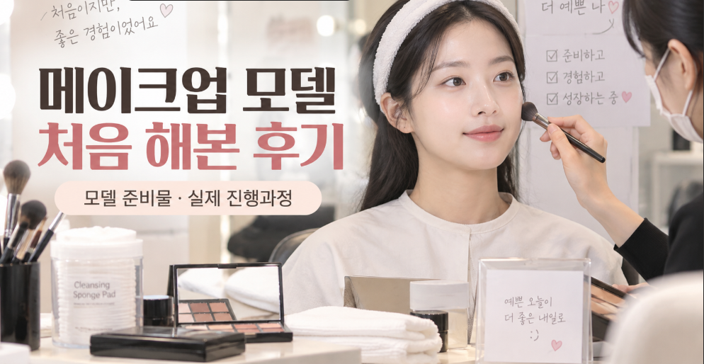 메이크업 자격증 실기 모델 후기