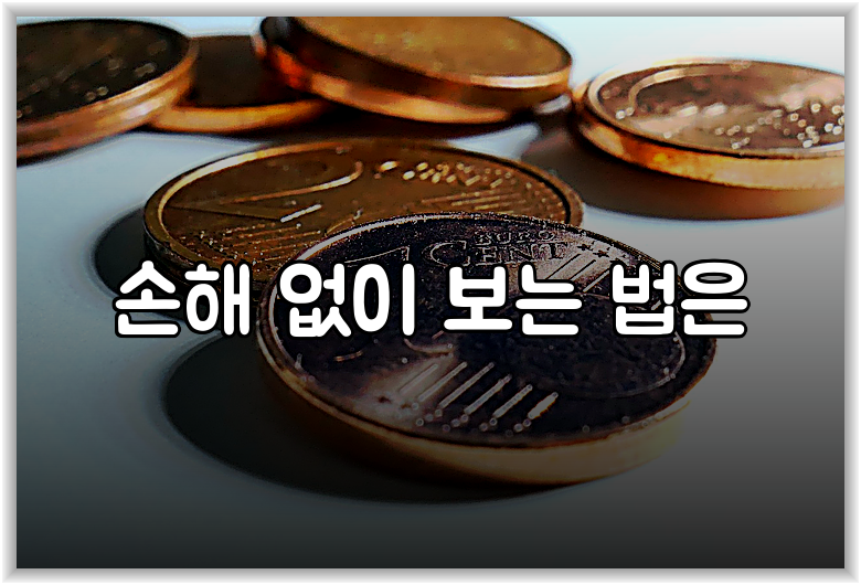 손해 없이 보는 법은