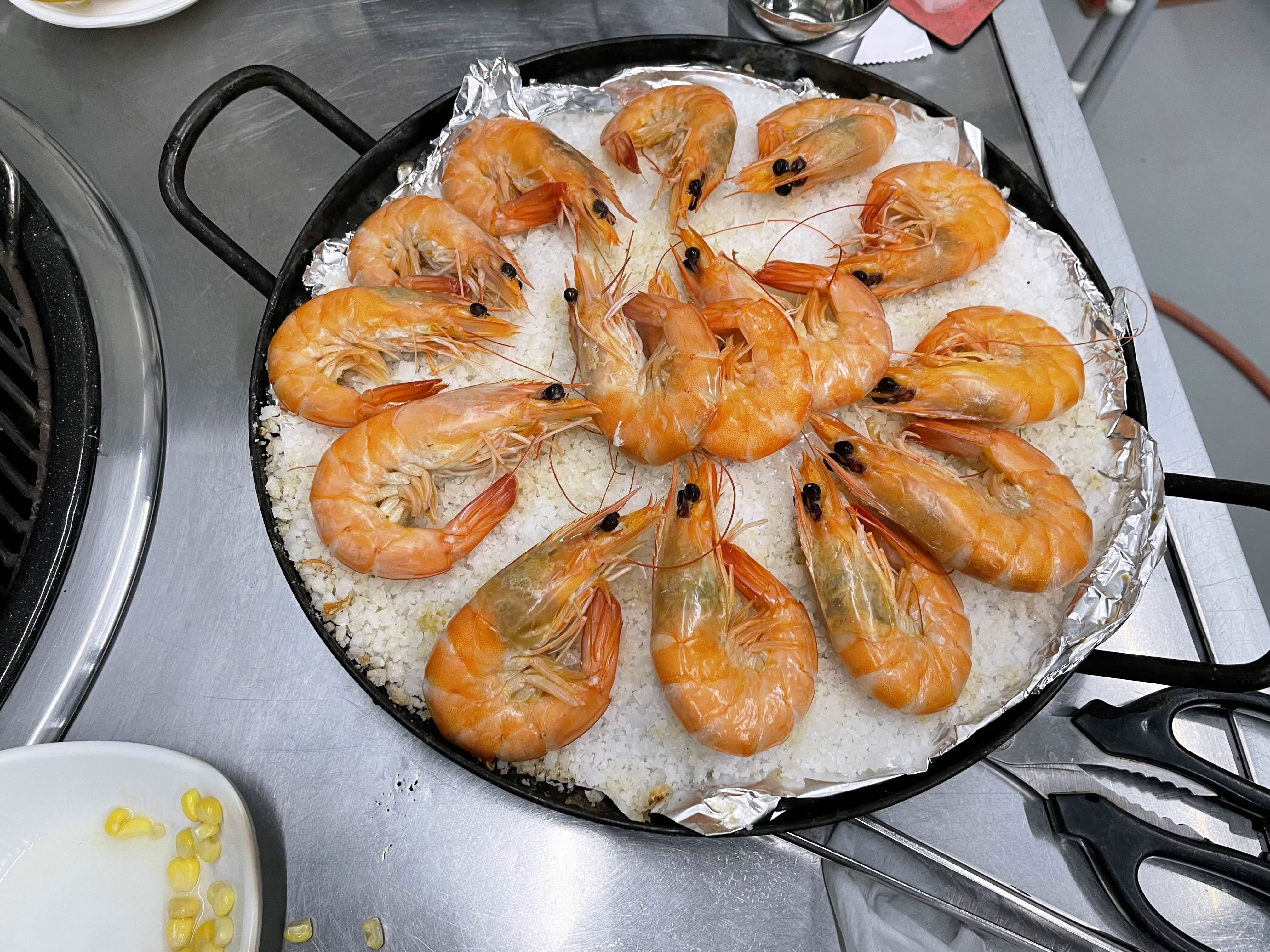 새우 소금구이