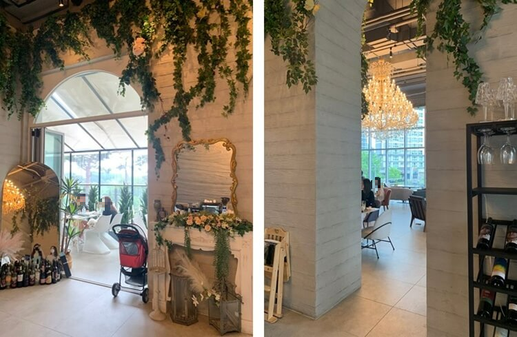 아기의자 및 내부 모습