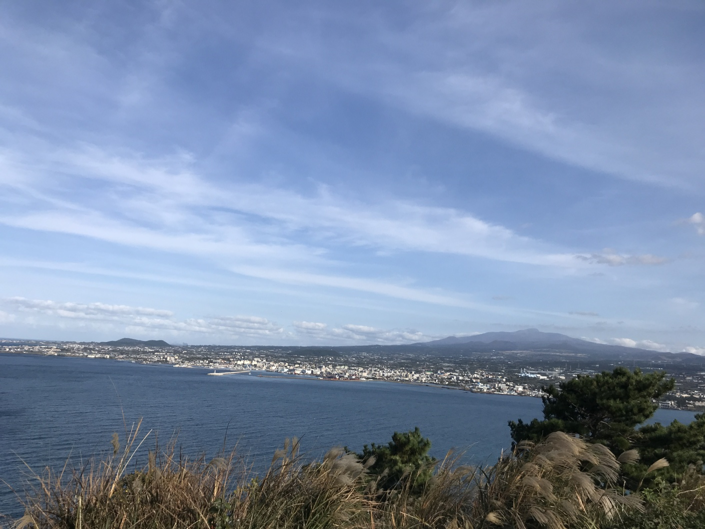 비양봉 에서 바라본 제주본섬