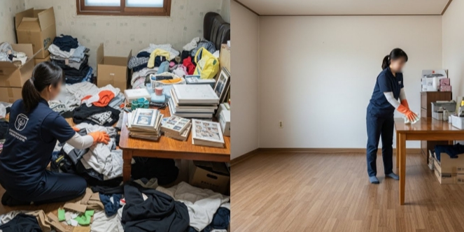 영주 고독사청소 및 정리중