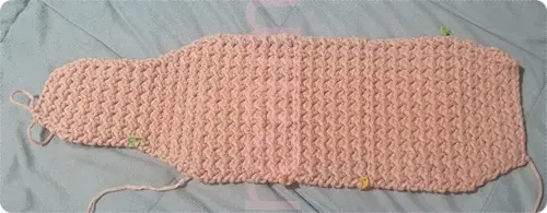 디어크로쉐 DIY 진달래꽃 리본 가방