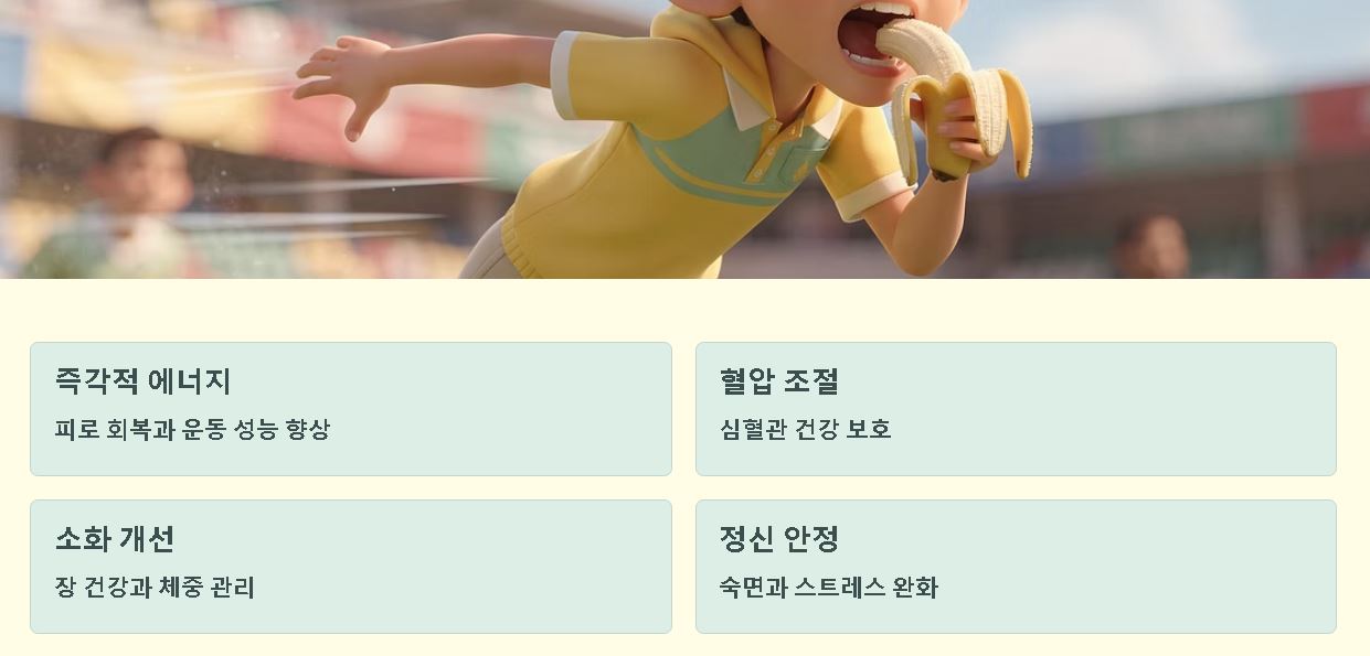 바나나 효능