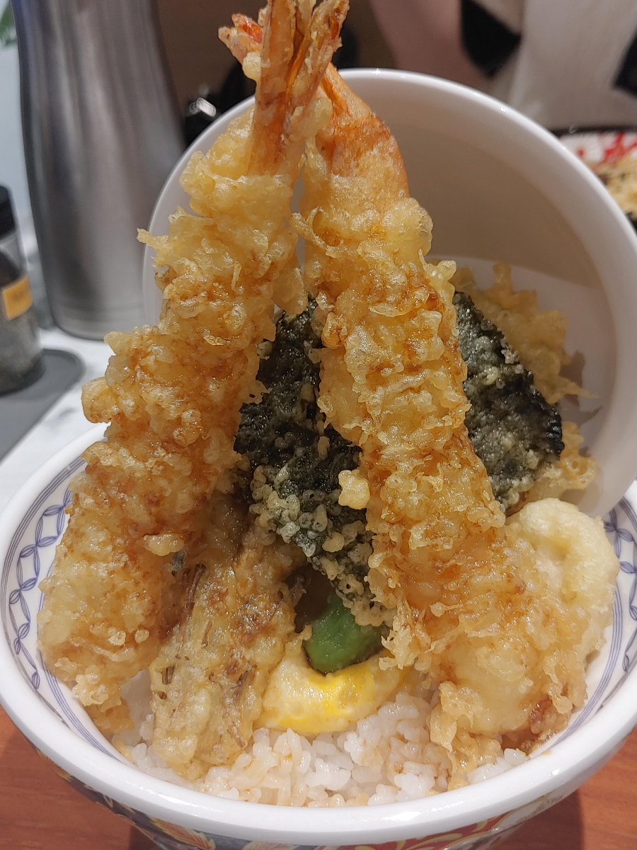 마츠노하나 텐동 실사진