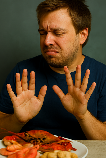 갑각류 땅콩 알레르기