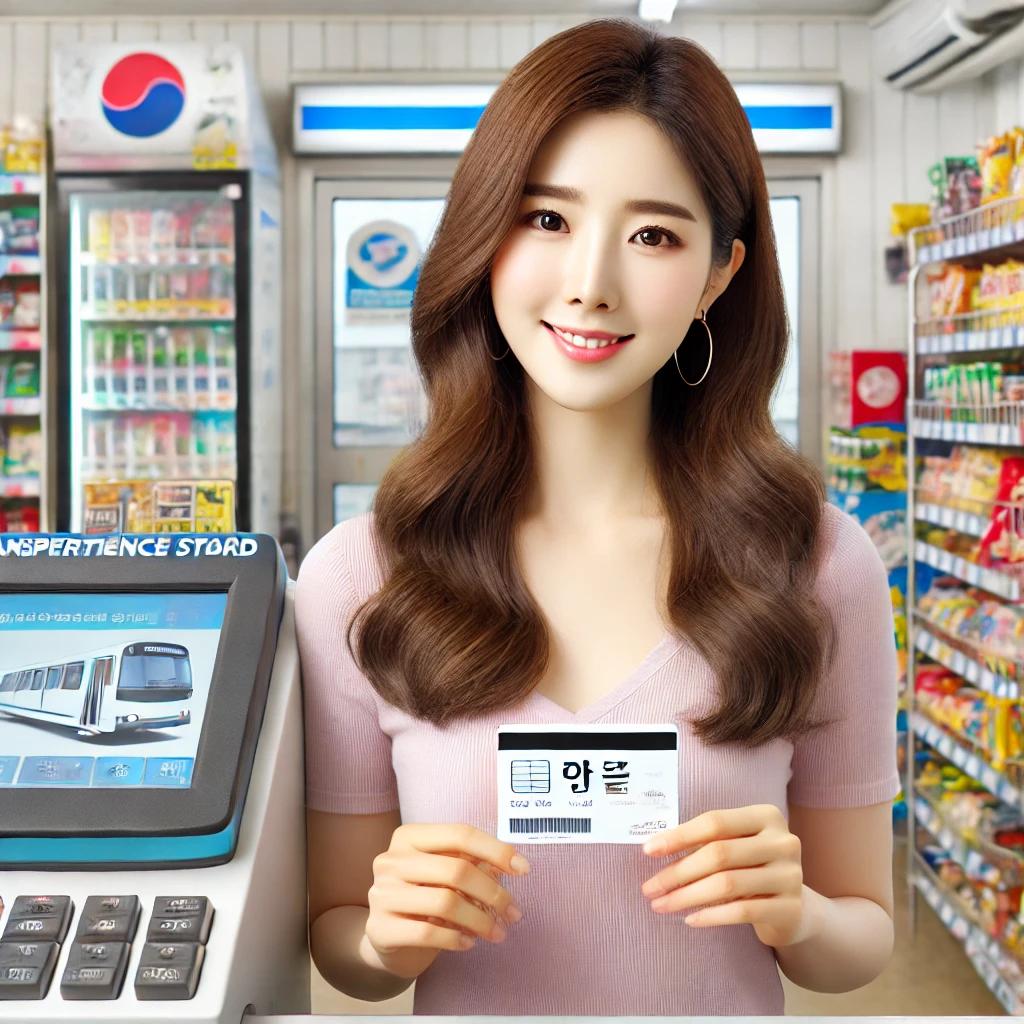 편의점 교통카드 구입