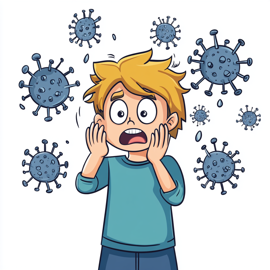 오염된 표면을 통해 빠르게 확산