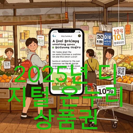 2025년 디지털 온누리상품권 완벽 가이드