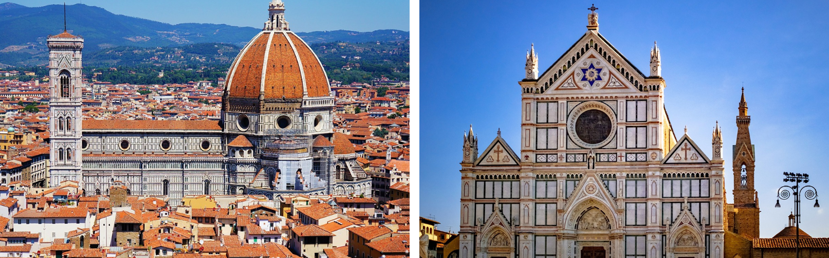 피렌체 대성당과 산타 크로체 바실리카