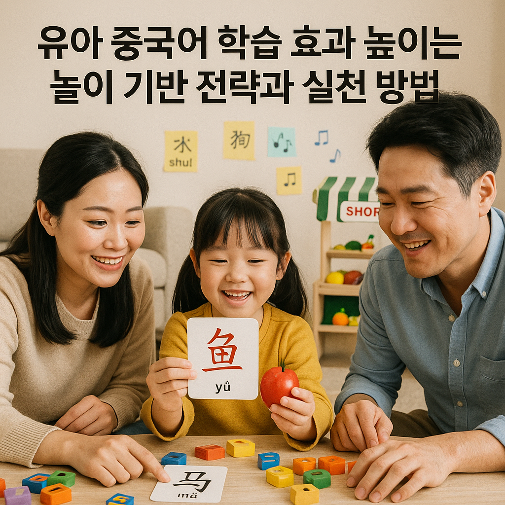유아 중국어 학습 효과 높이는 놀이 기반 전략과 실천 방법